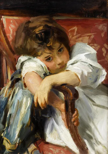 Portrait Of A Child av John Singer Sargent