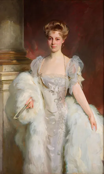 Portrait of Mrs. J.P. Morgan, Jr. (nee Jane Norton Grew, 1868-1925) av John Singer Sargent