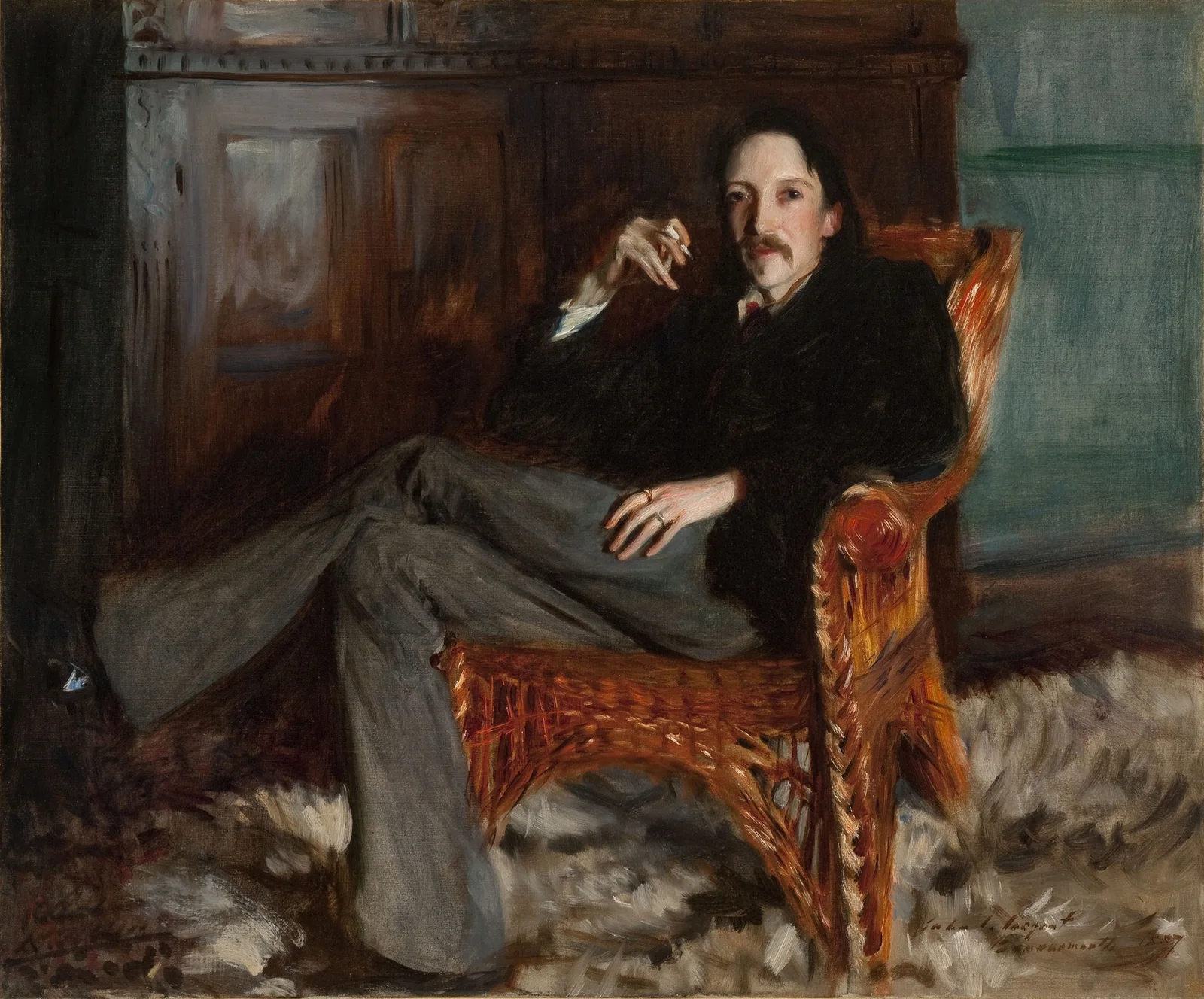 Robert Louis Stevenson av John Singer Sargent