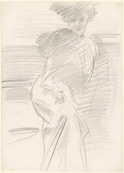Seated Woman av John Singer Sargent
