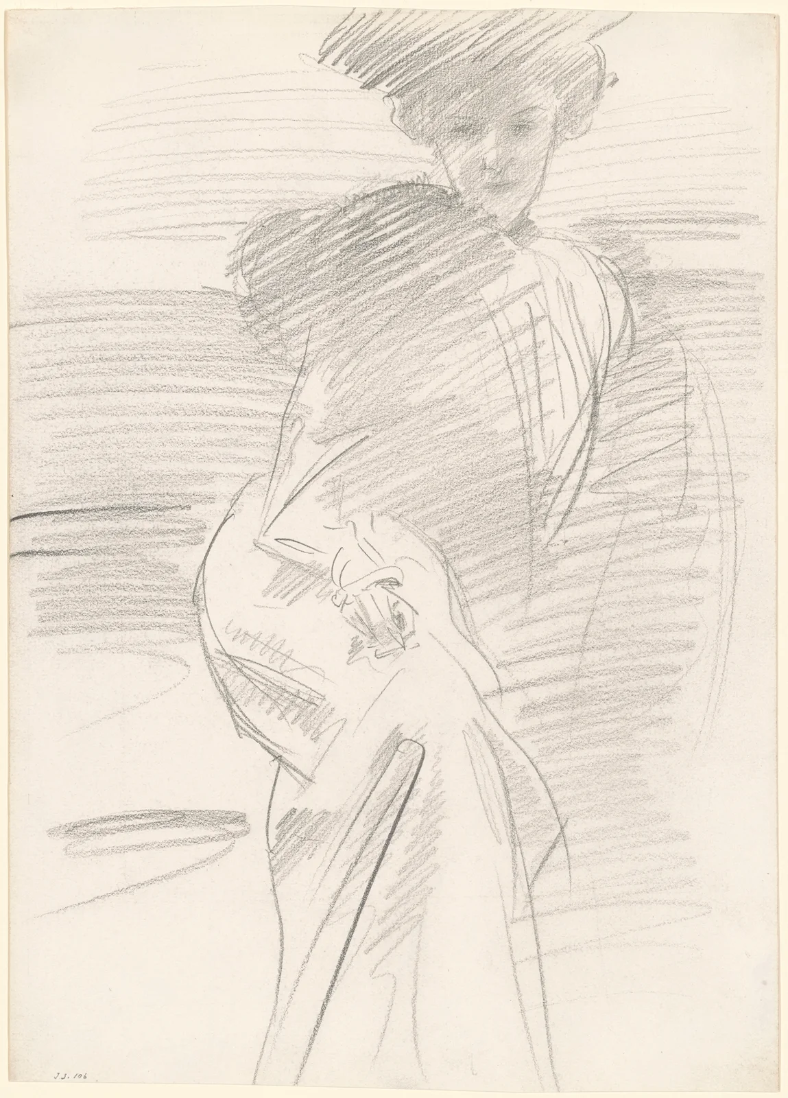 Seated Woman av John Singer Sargent