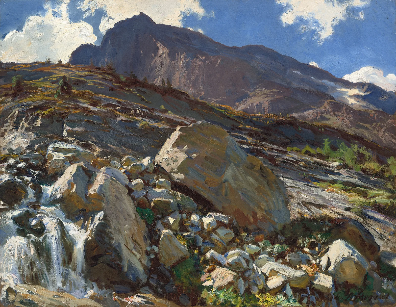 Simplon Pass av John Singer Sargent