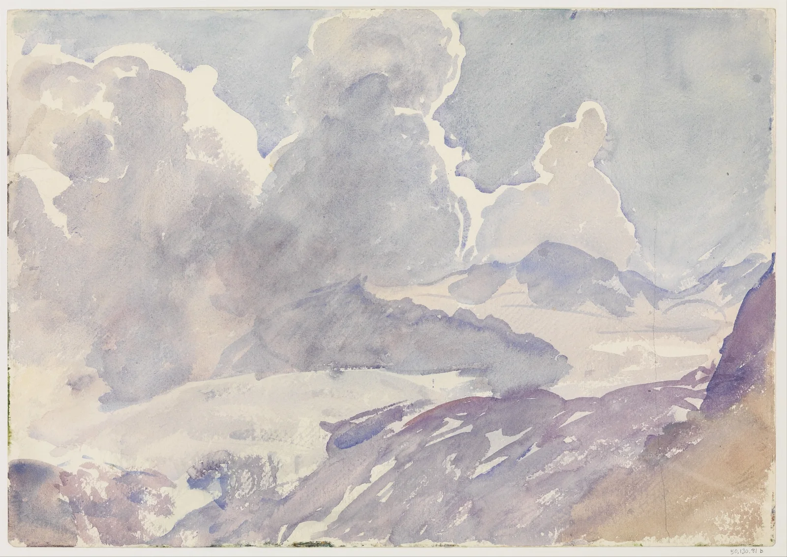 Sky and Mountains av John Singer Sargent