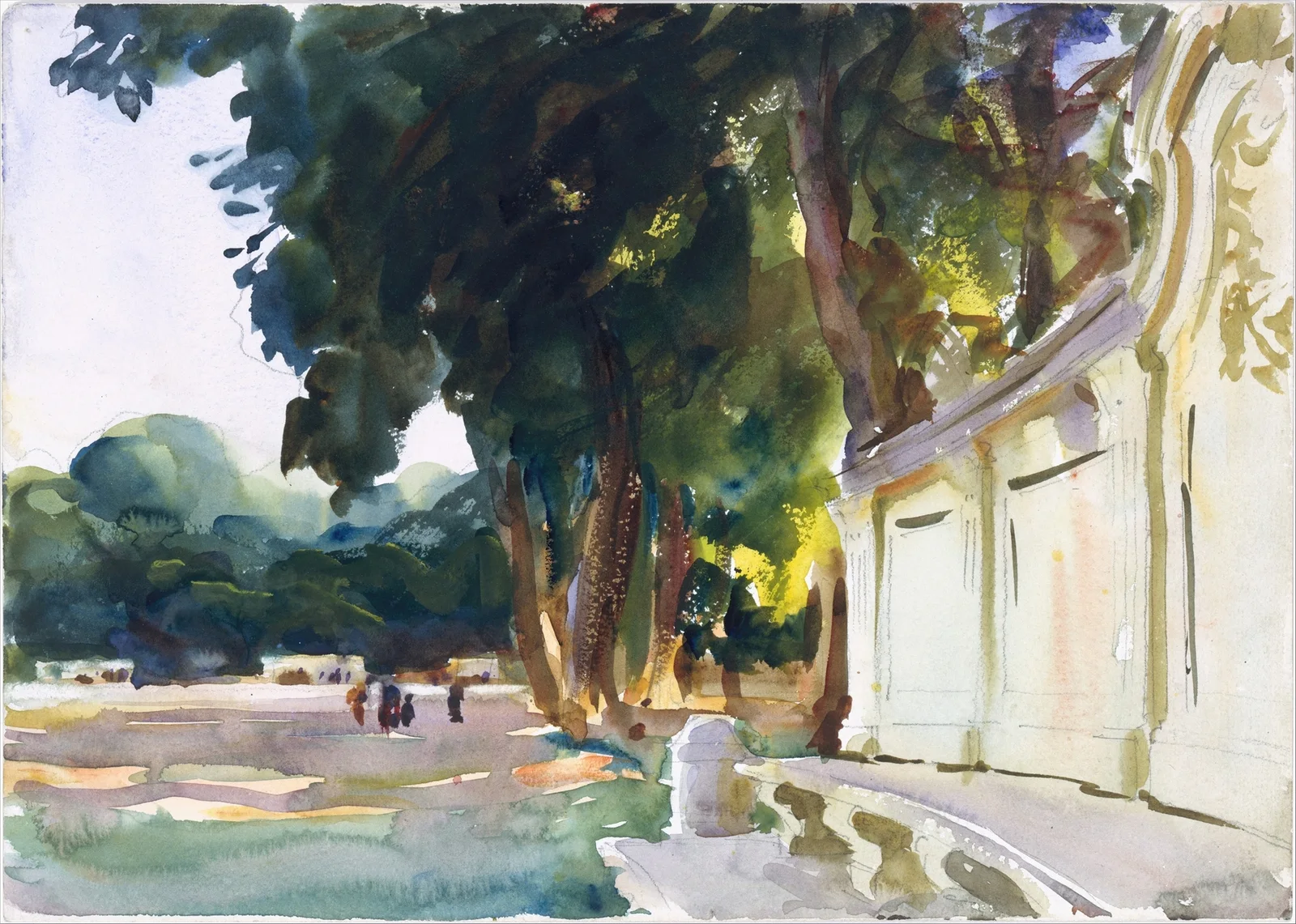 Spanish Midday, Aranjuez av John Singer Sargent