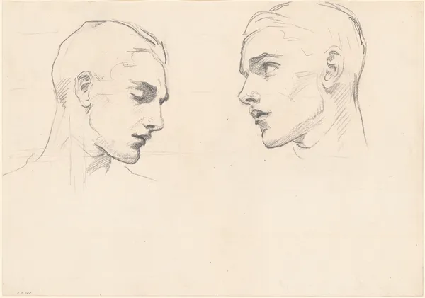 Studies of a Man’s Head av John Singer Sargent