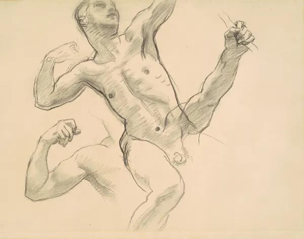 Studies of Achilles for ‘Chiron and Achilles’ av John Singer Sargent