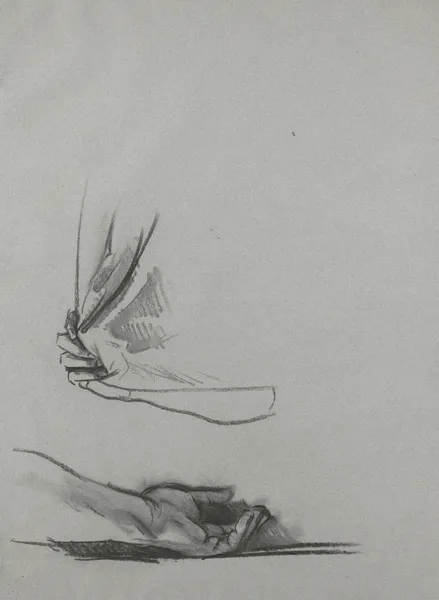 Studies of Hands av John Singer Sargent