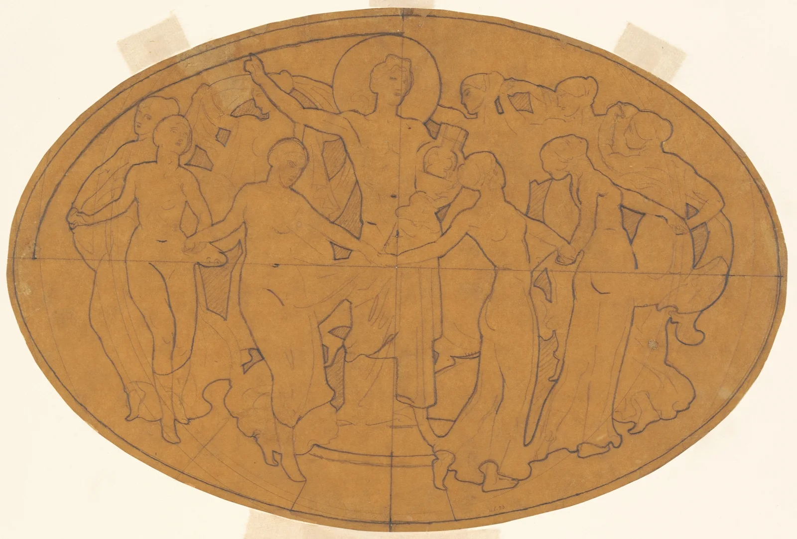 Study for ‘Apollo and the Muses’ av John Singer Sargent