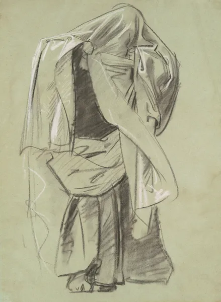 Study for ‘Frieze of Prophets’ av John Singer Sargent