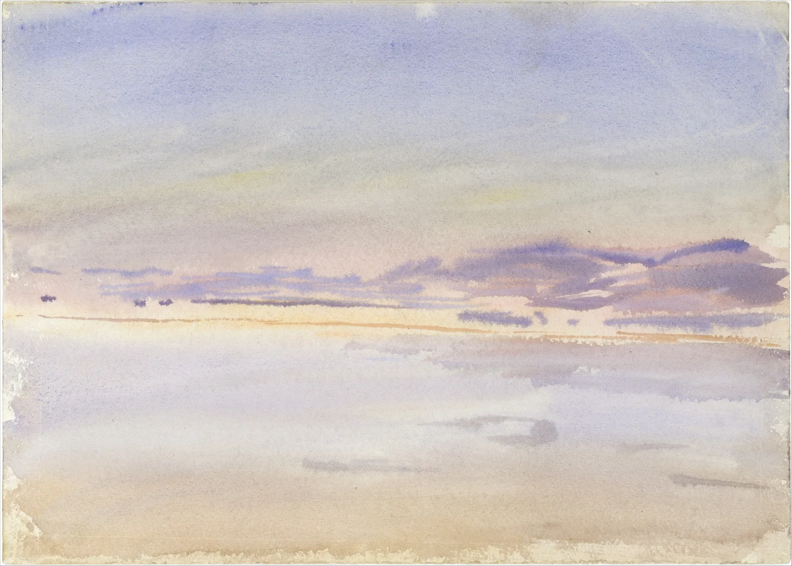 Sunset at Sea (1905–6) av John Singer Sargent