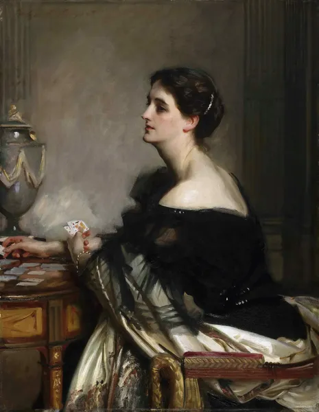 Sybil Frances Grey, later Lady Eden av John Singer Sargent