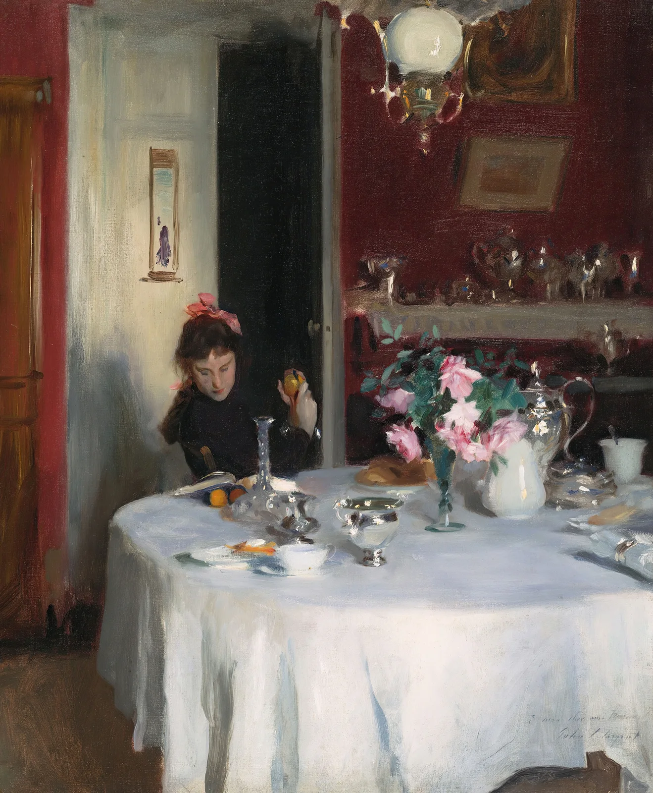 The Breakfast Table av John Singer Sargent