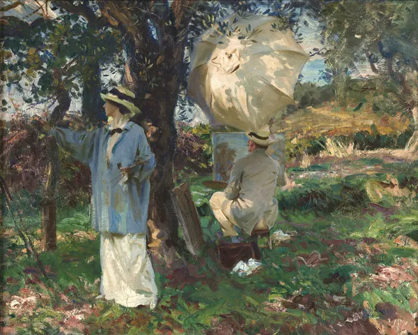 The Sketchers av John Singer Sargent