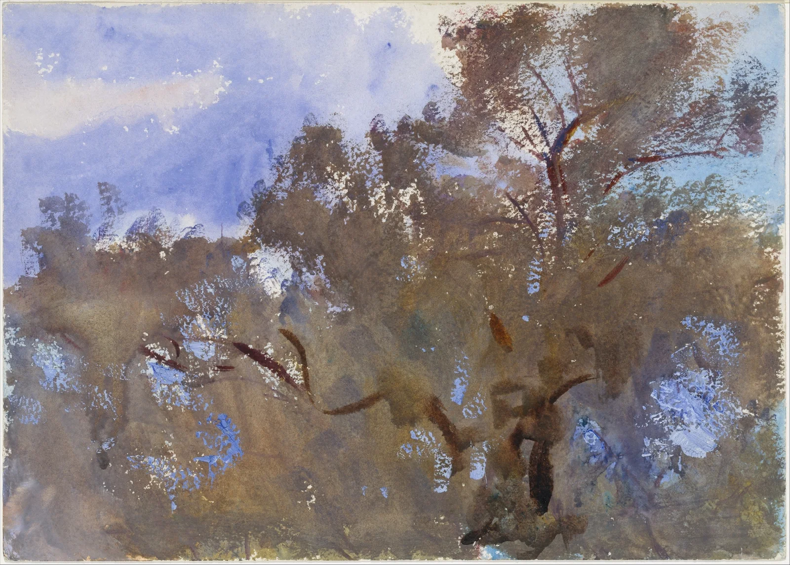 Treetops against Sky av John Singer Sargent