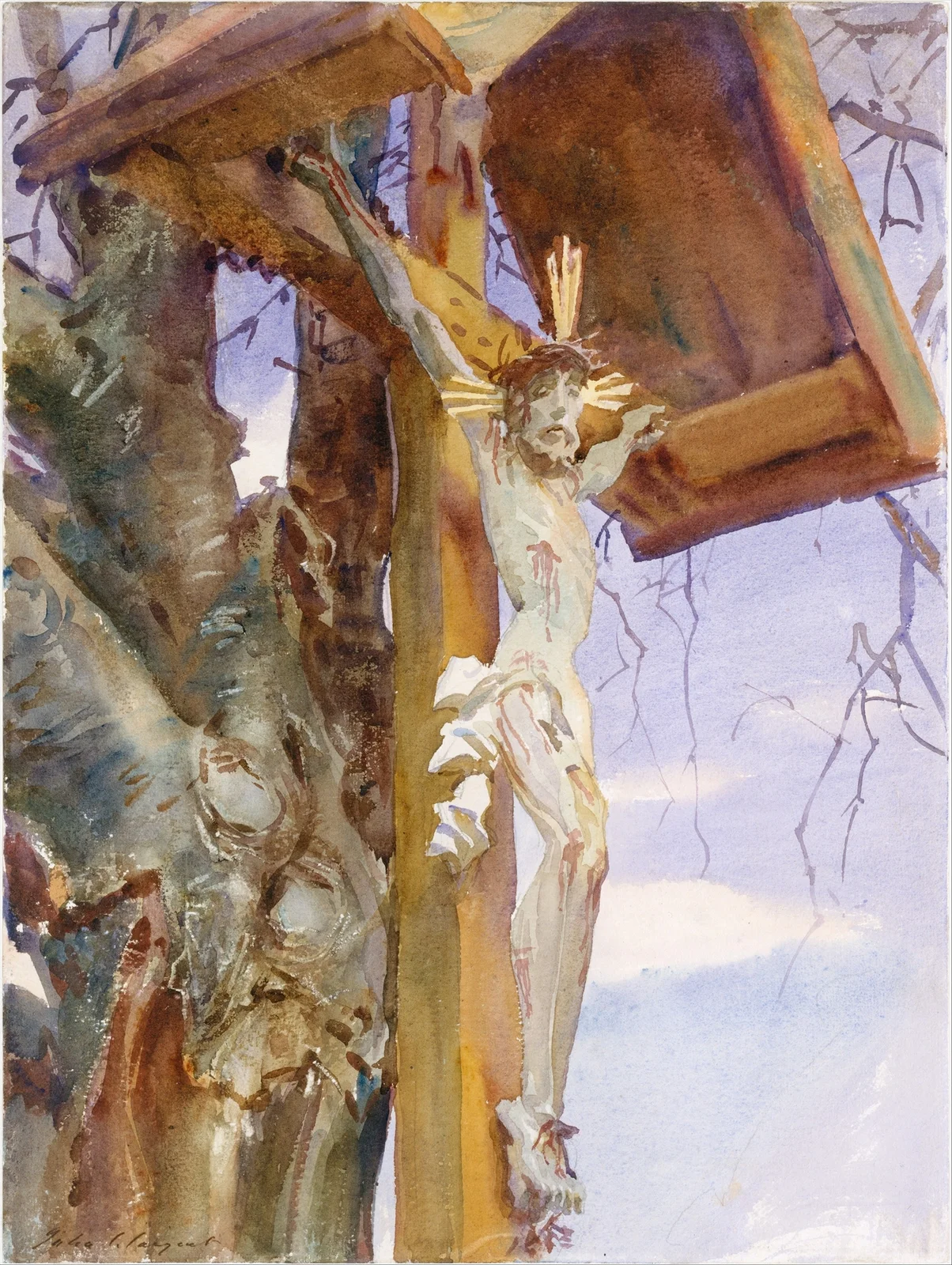 Tyrolese Crucifix av John Singer Sargent