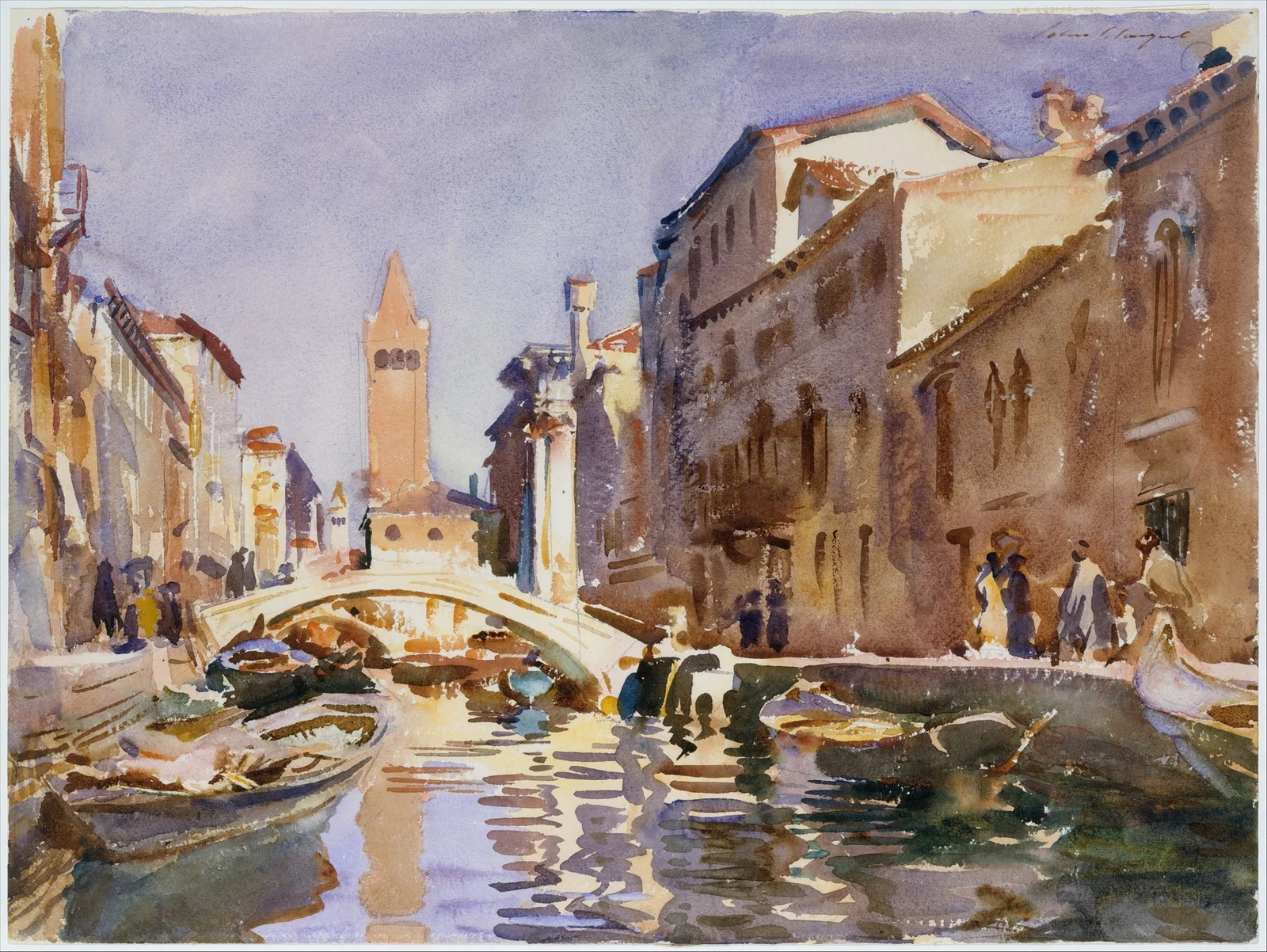 Venetian Canal av John Singer Sargent
