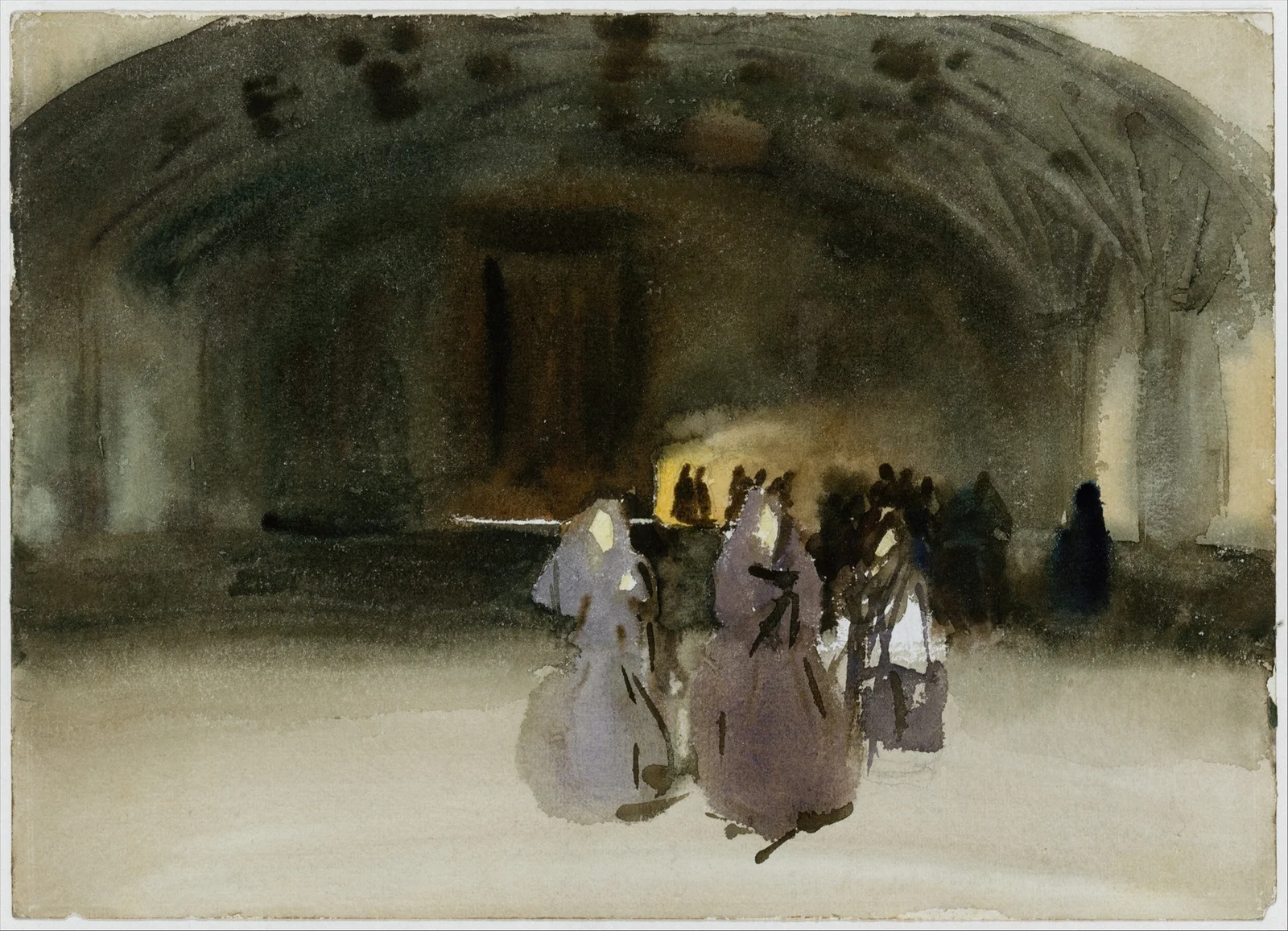 Women Approaching av John Singer Sargent