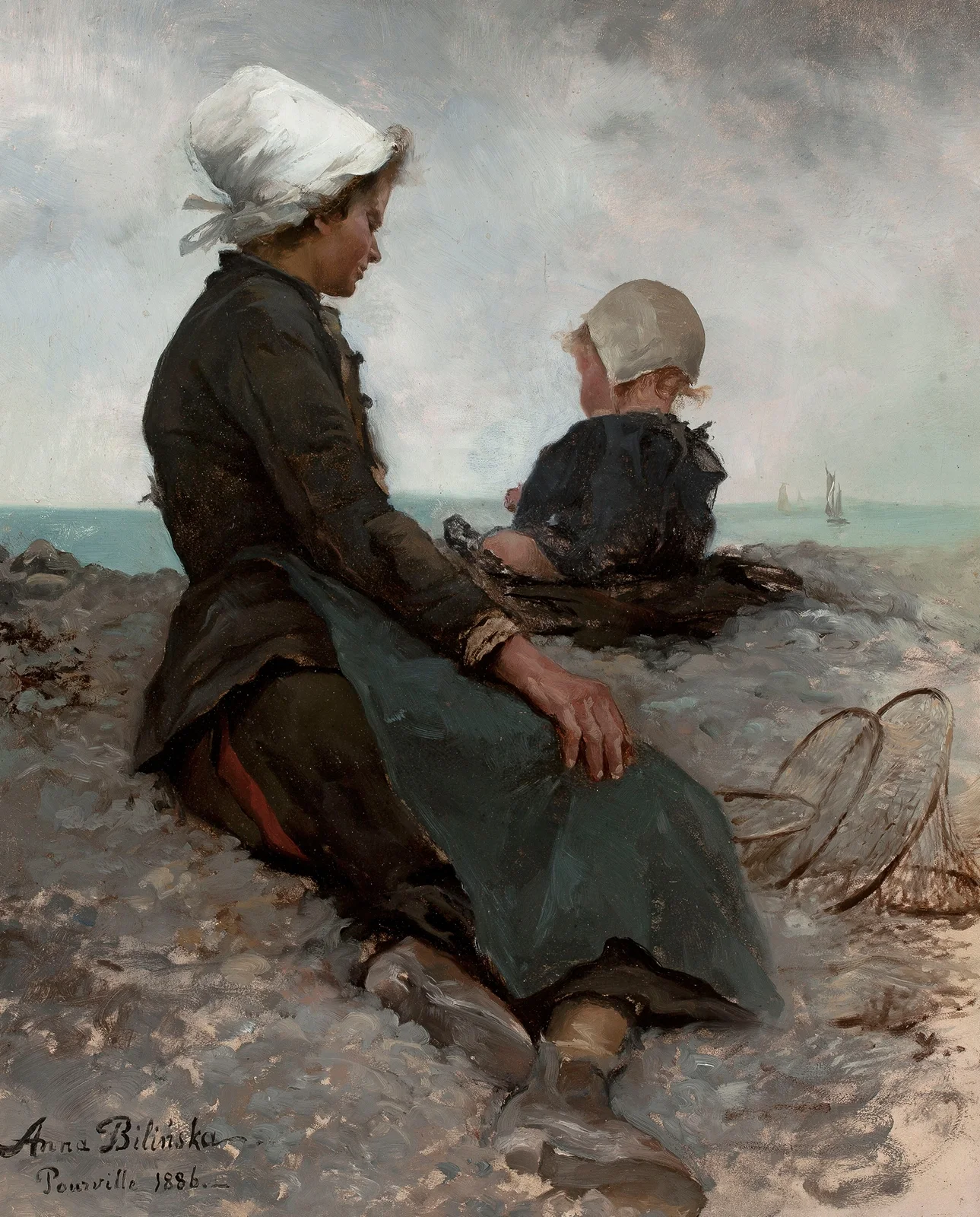 At the seaside av Anna Bilińska-Bohdanowicz