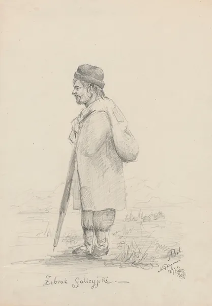 Beggar from Galicia av Anna Bilińska-Bohdanowicz
