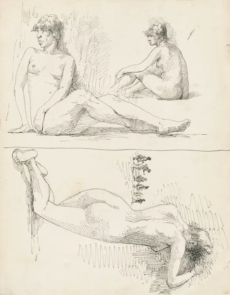 Sketches of Female Nudes av Anna Bilińska-Bohdanowicz