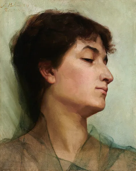 Study of a Woman’s Head av Anna Bilińska-Bohdanowicz