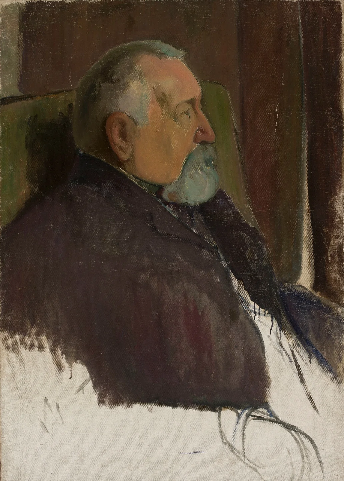 Male portrait av Władysław Ślewiński