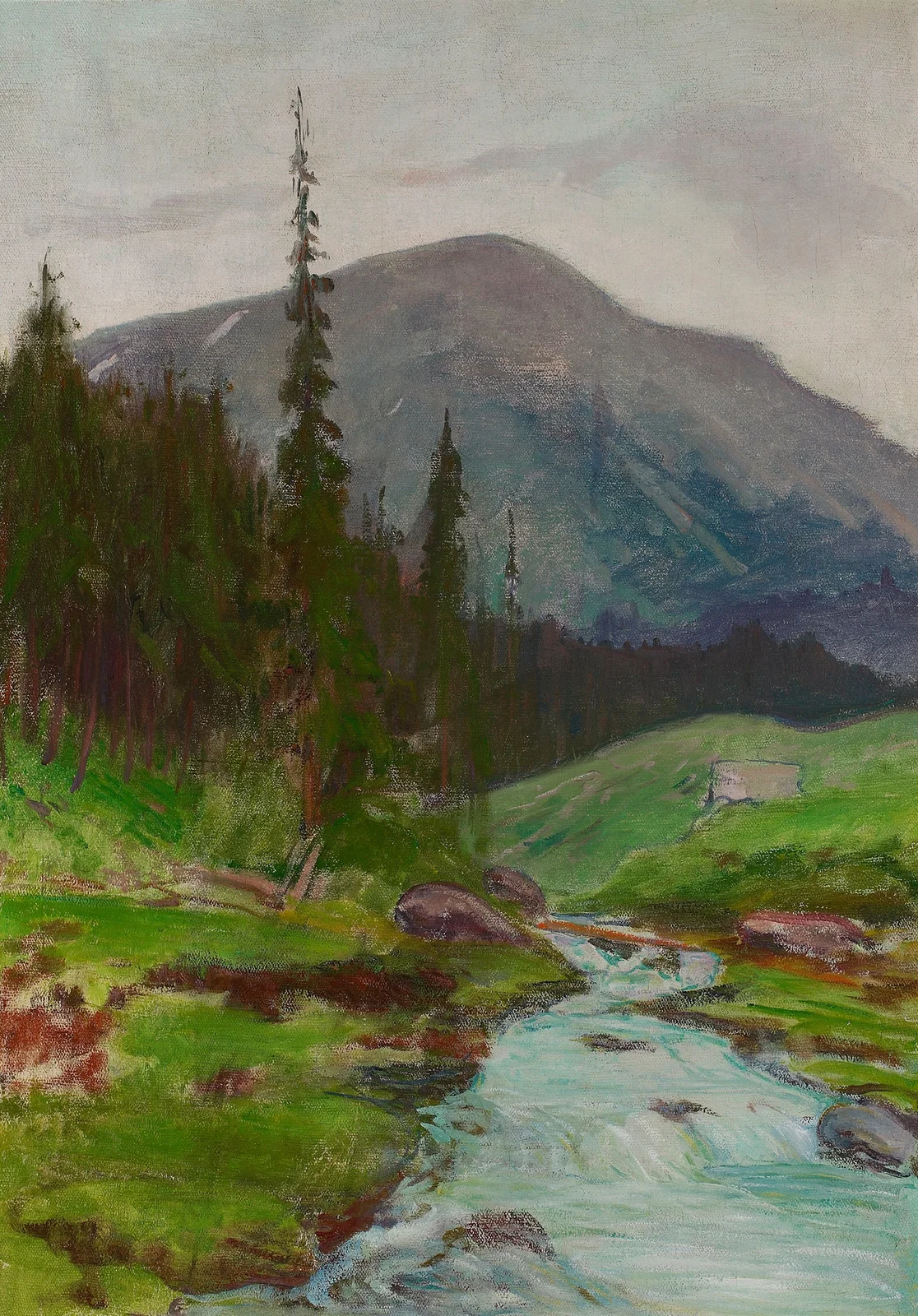 Mountain landscape av Władysław Ślewiński