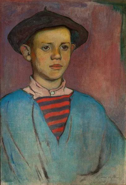 Portrait of a young fisherman av Władysław Ślewiński