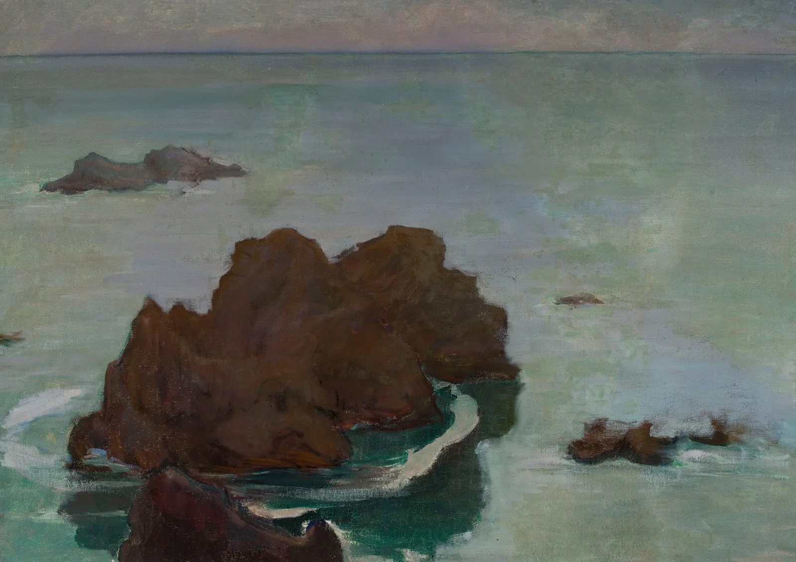 Rocky isle av Władysław Ślewiński