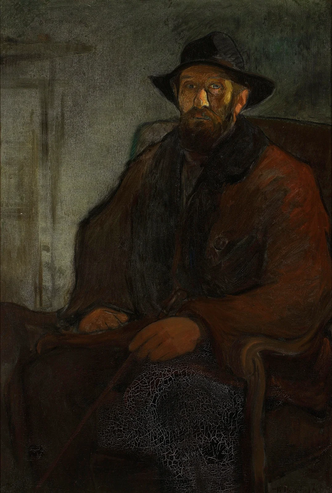 Self-portrait av Władysław Ślewiński