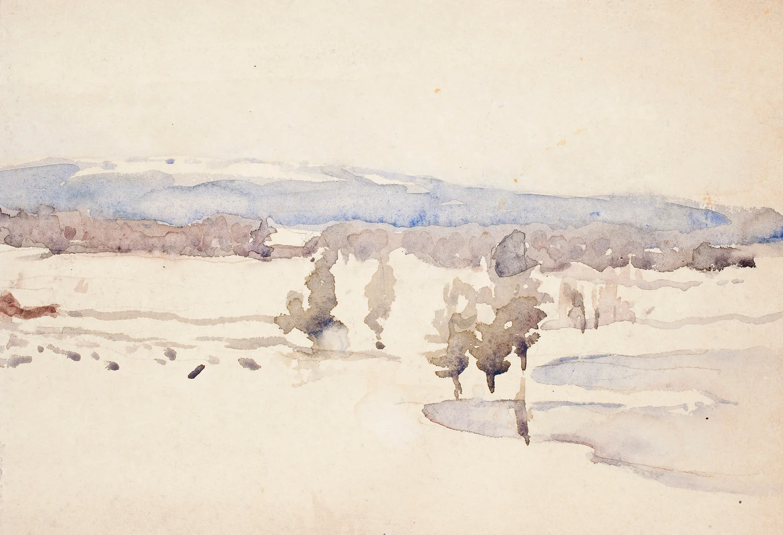 Late Winter Landscape av Venny Soldan-Brofeldt
