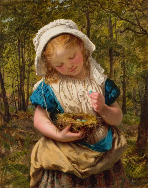 Portrait of a Young Girl av Sophie Anderson