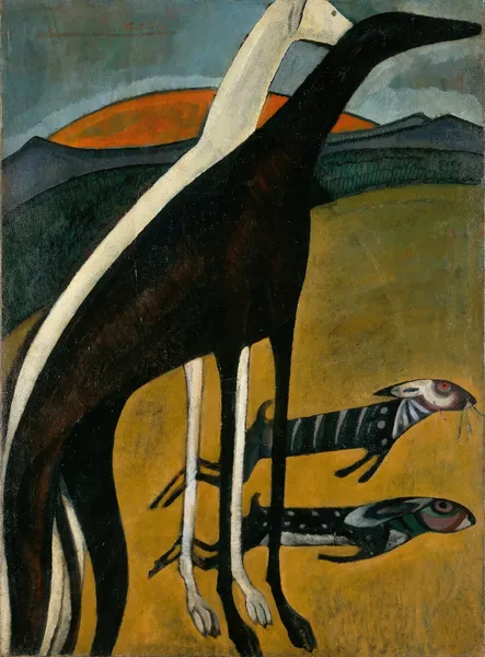 Greyhounds av Amadeo de Souza-Cardoso