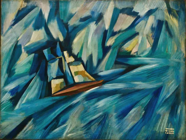 Sail boat av Amadeo de Souza-Cardoso