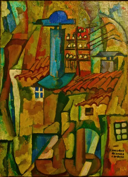 Windmills telegraph Wire av Amadeo de Souza-Cardoso