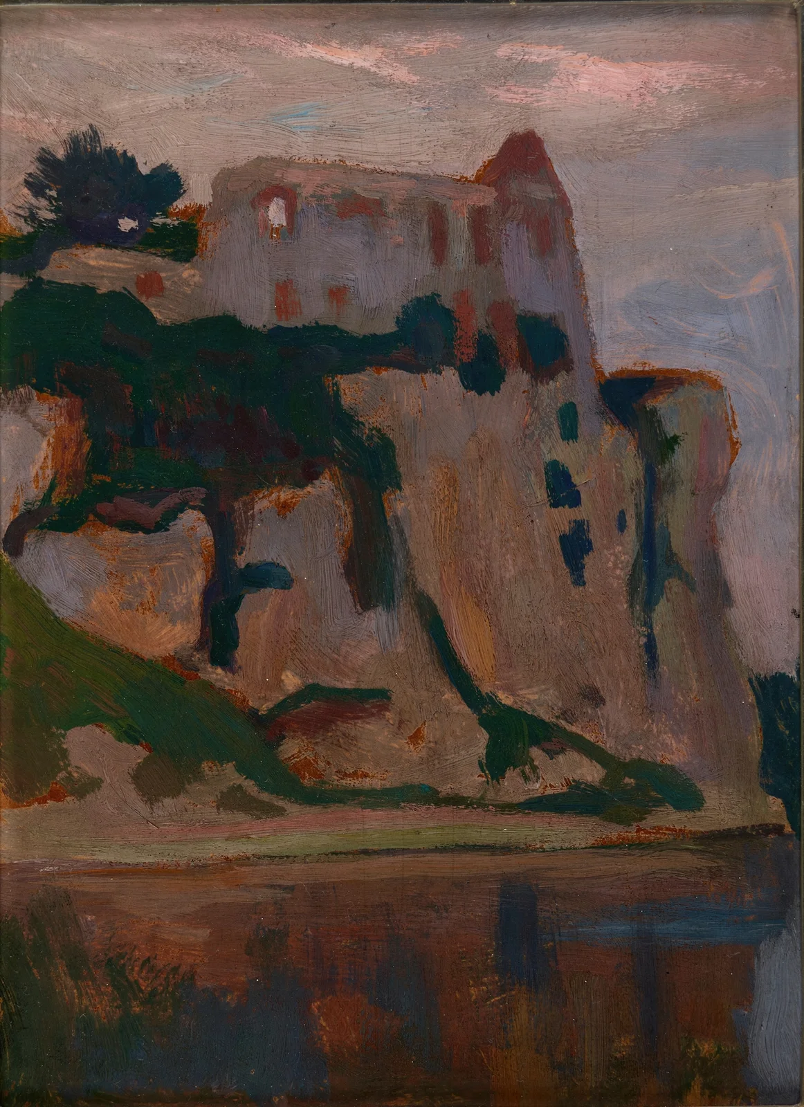 Tyniec at Dawn av Jan Stanisławski