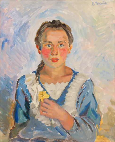 Girl from Nižný Hrabovec av Štefan Polkoráb