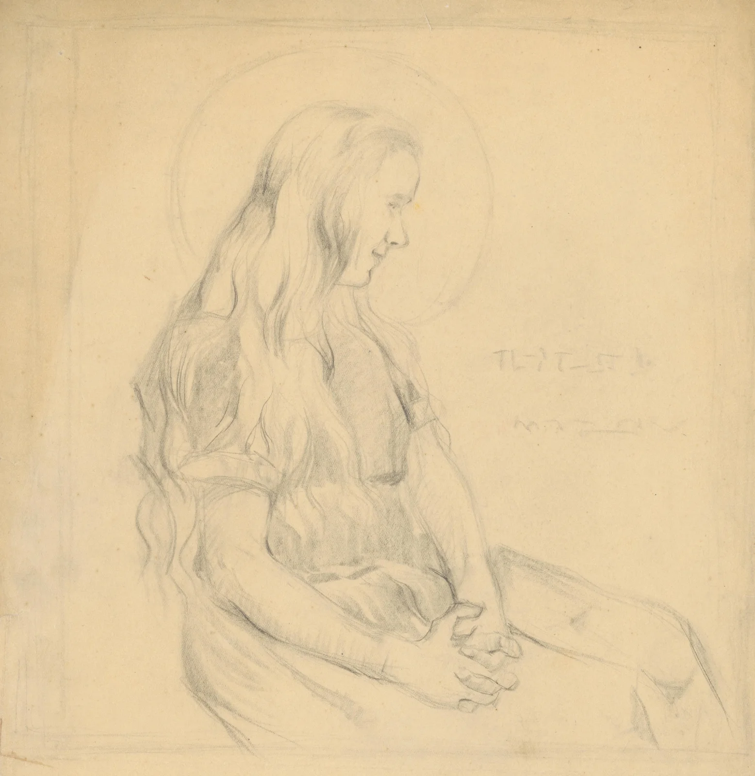 Study for a Saint av Štefan Polkoráb