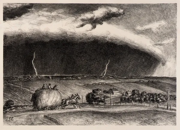 The Line Storm av John Steuart Curry