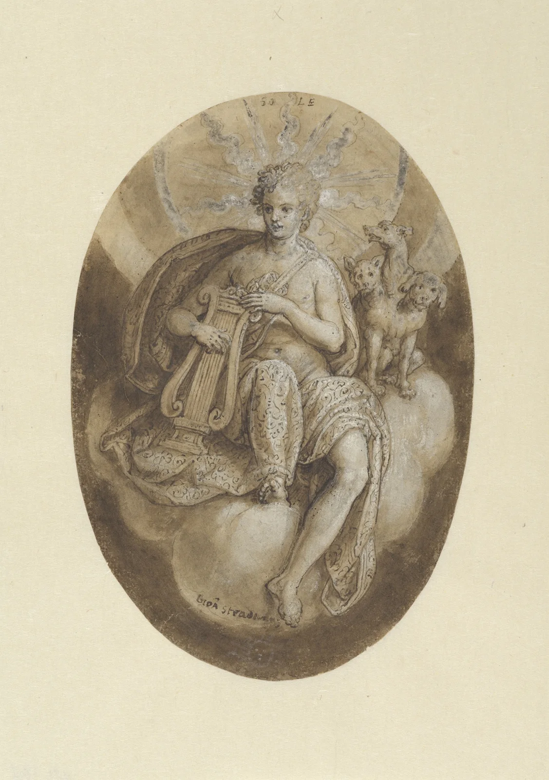 Sol (Apollo) av Jan van der Straet (Stradanus)