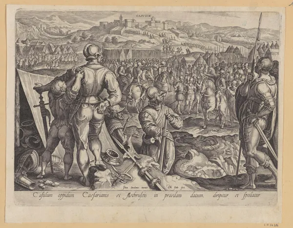 The Capture of Casulum av Jan van der Straet (Stradanus)