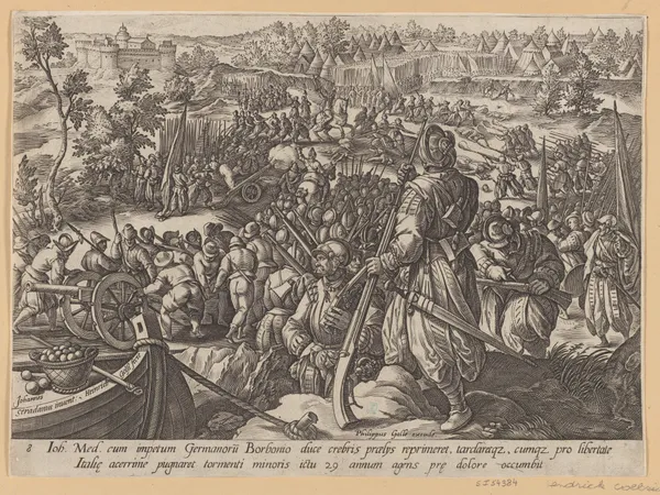 The Death of Giovanni De’ Medici av Jan van der Straet (Stradanus)