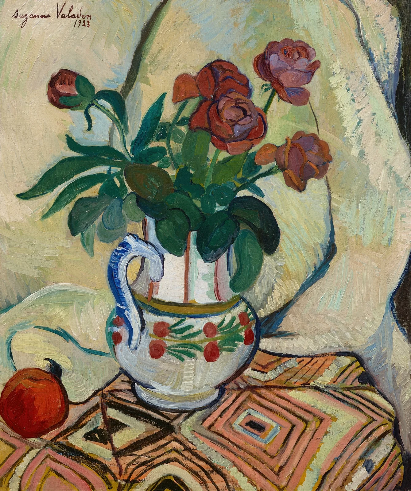 Bouquet de roses av Suzanne Valadon