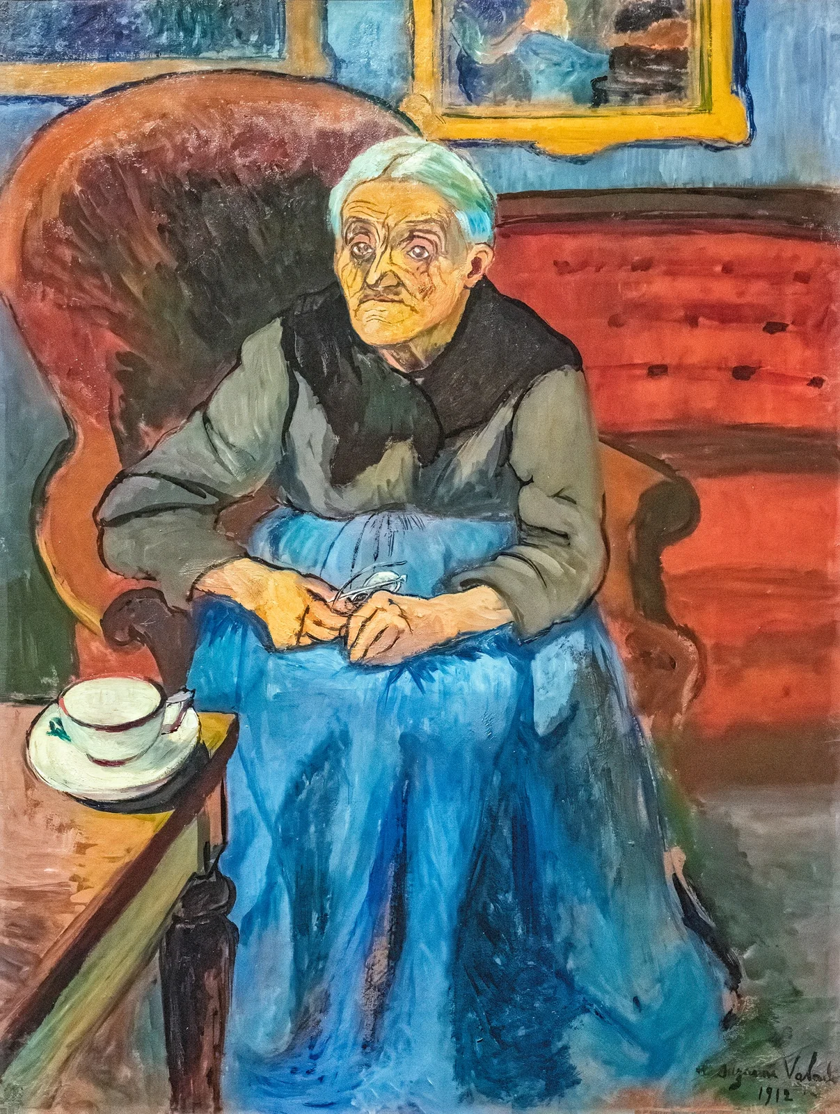 La mère de l’artiste av Suzanne Valadon