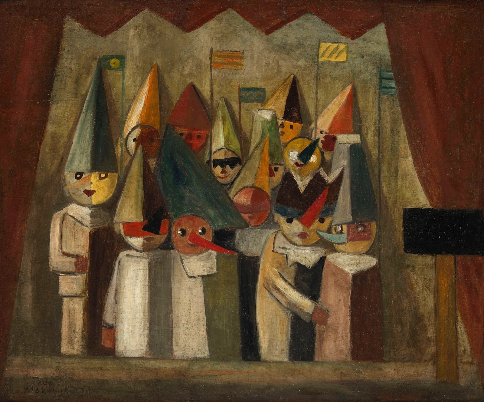 Children’s theatre av Tadeusz Makowski