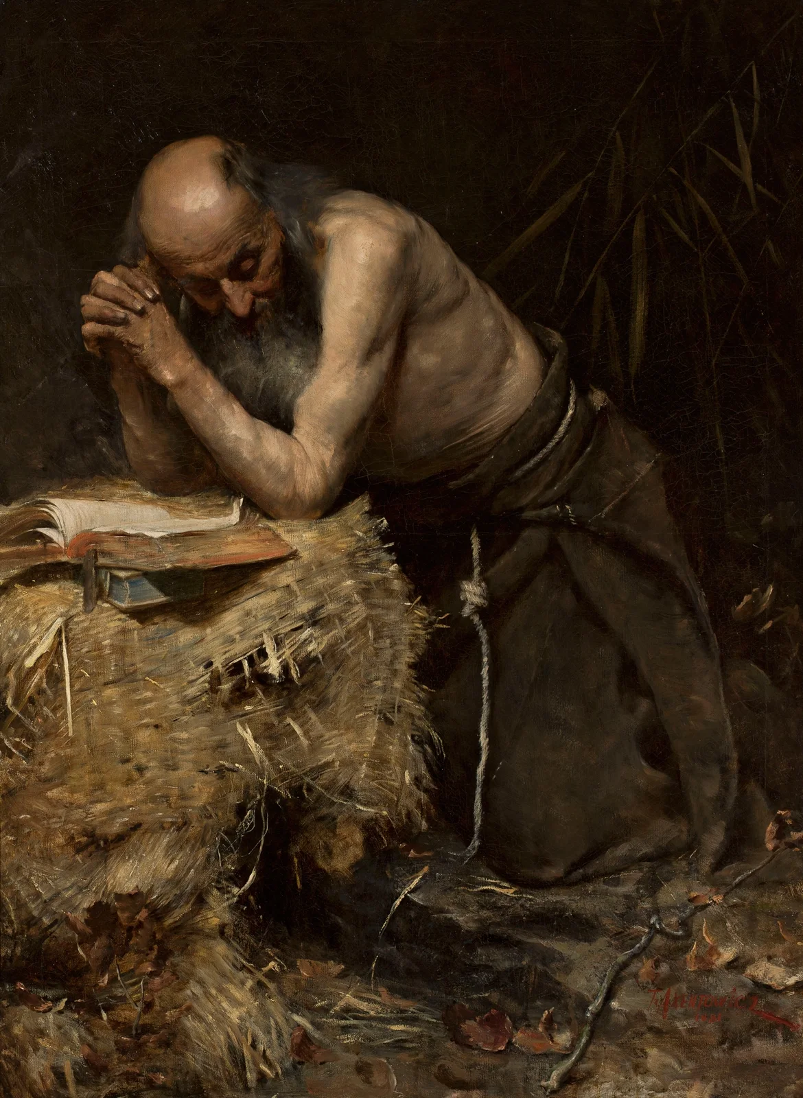 Anchorite av Teodor Axentowicz
