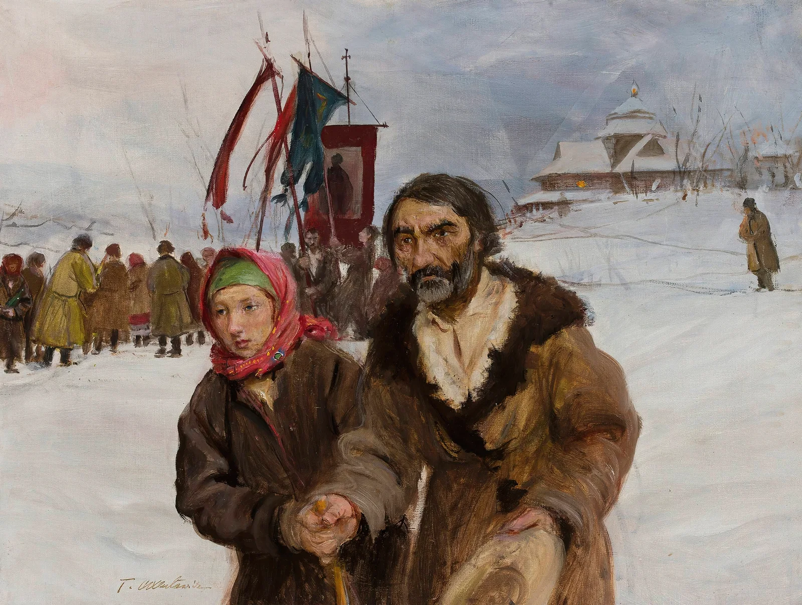 Highlanders’ procession av Teodor Axentowicz