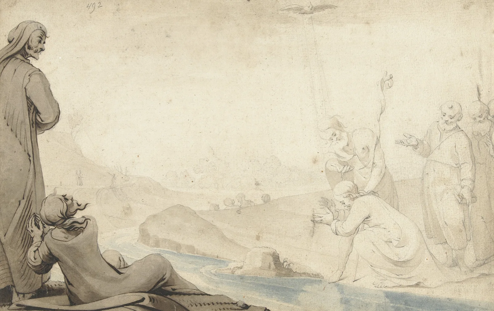 De doop van Christus av Gerard ter Borch