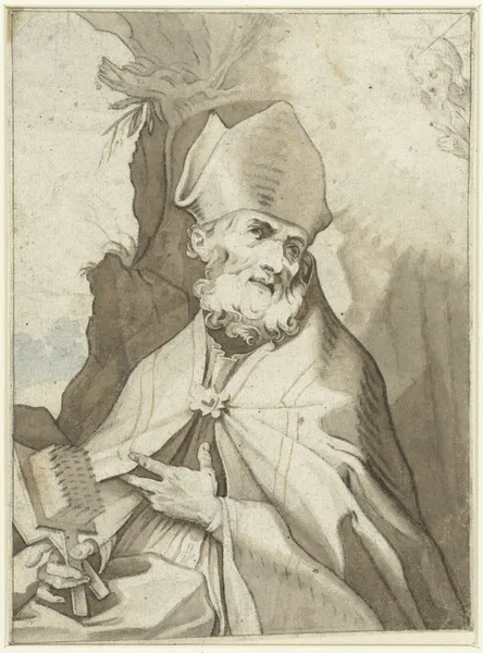 De Heilige Severus, after Abraham Bloemaert av Gerard ter Borch