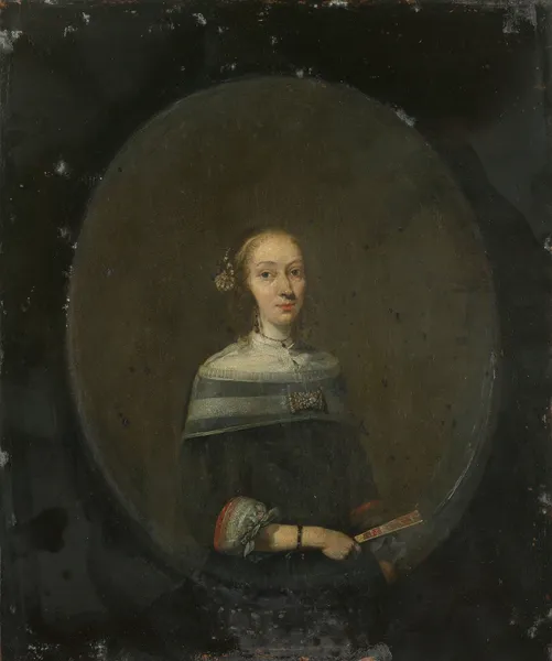 Portrait of a Woman, 1640 av Gerard ter Borch